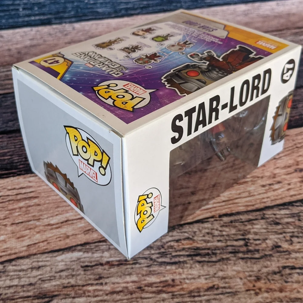 Funko Pop Marvel Guardians of the Galaxy Star Lord #47 - Picture 4 of 5